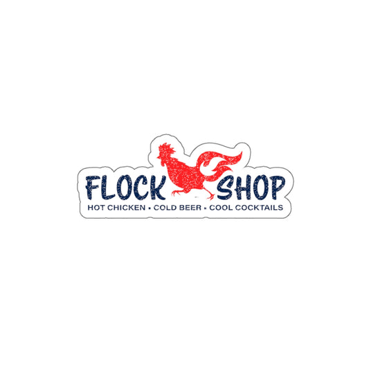 Flock Shop Die-Cut Sticker