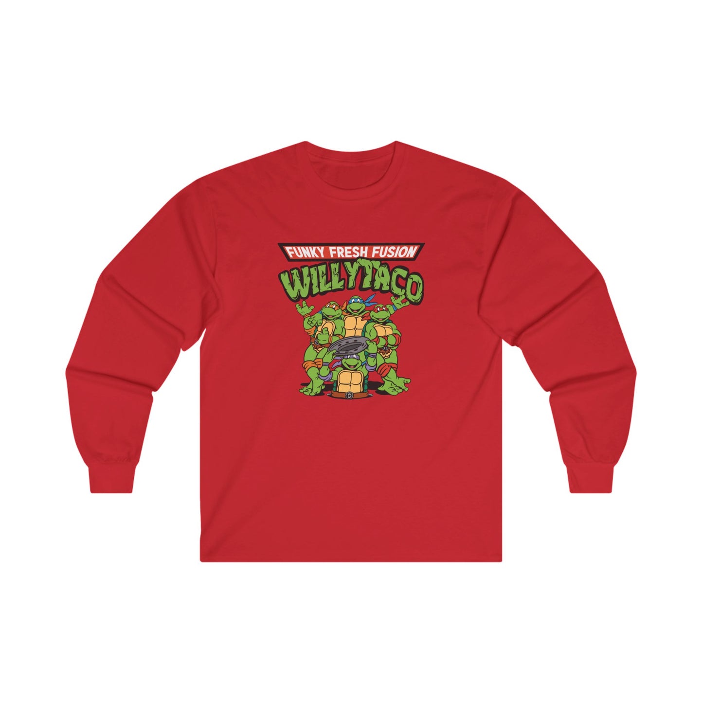 Willy Taco Ninja Long Sleeve Tee