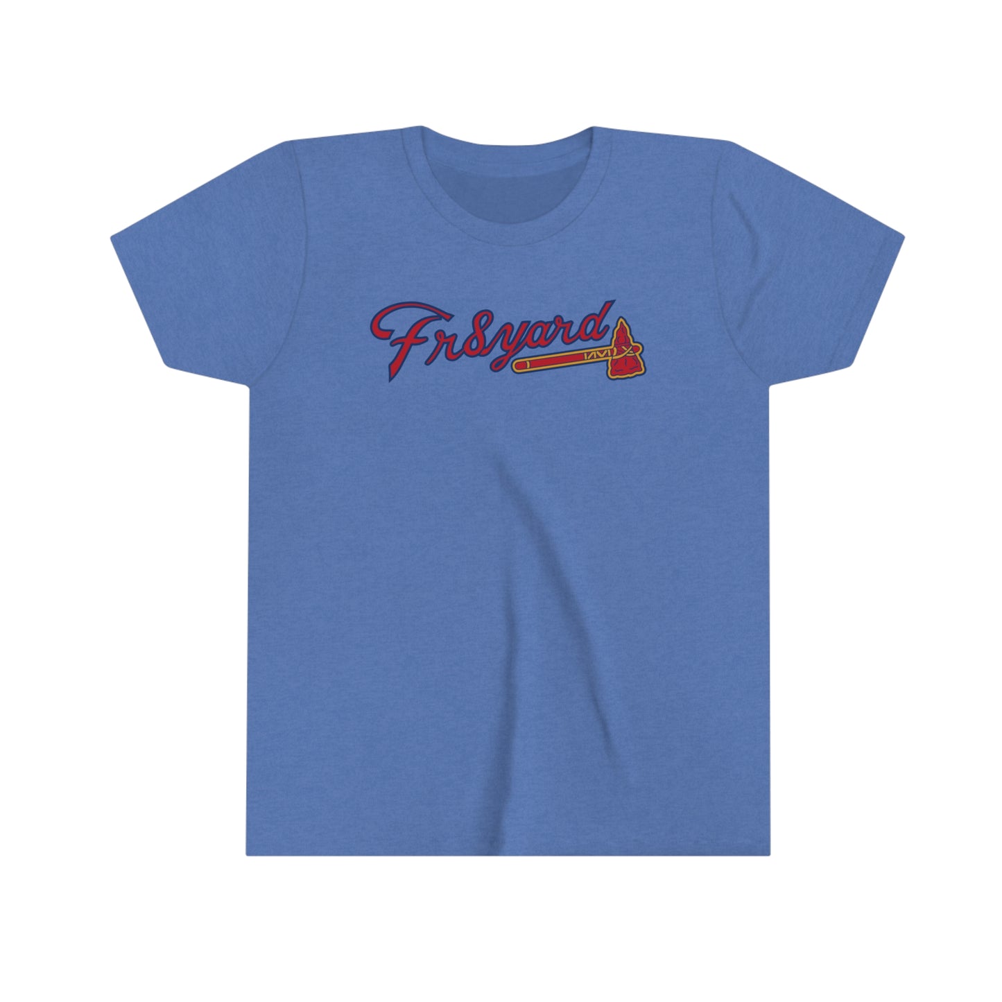 Youth FR8yard Braves Tomahawk Short Sleeve Tee
