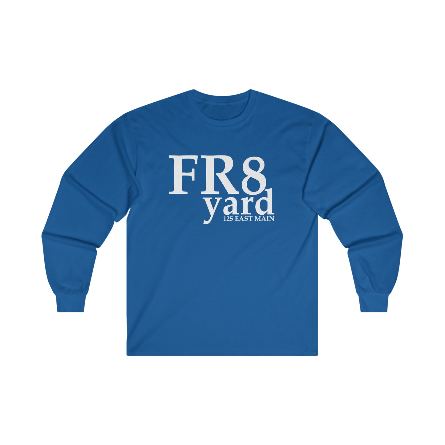 FR8yard White Logo Long Sleeve Tee