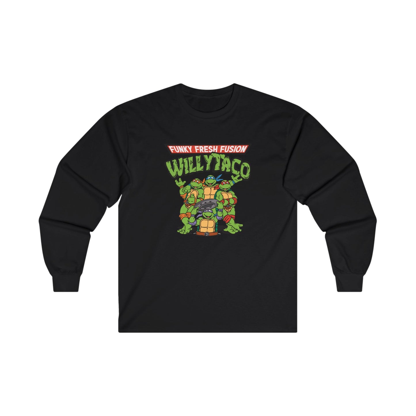 Willy Taco Ninja Long Sleeve Tee