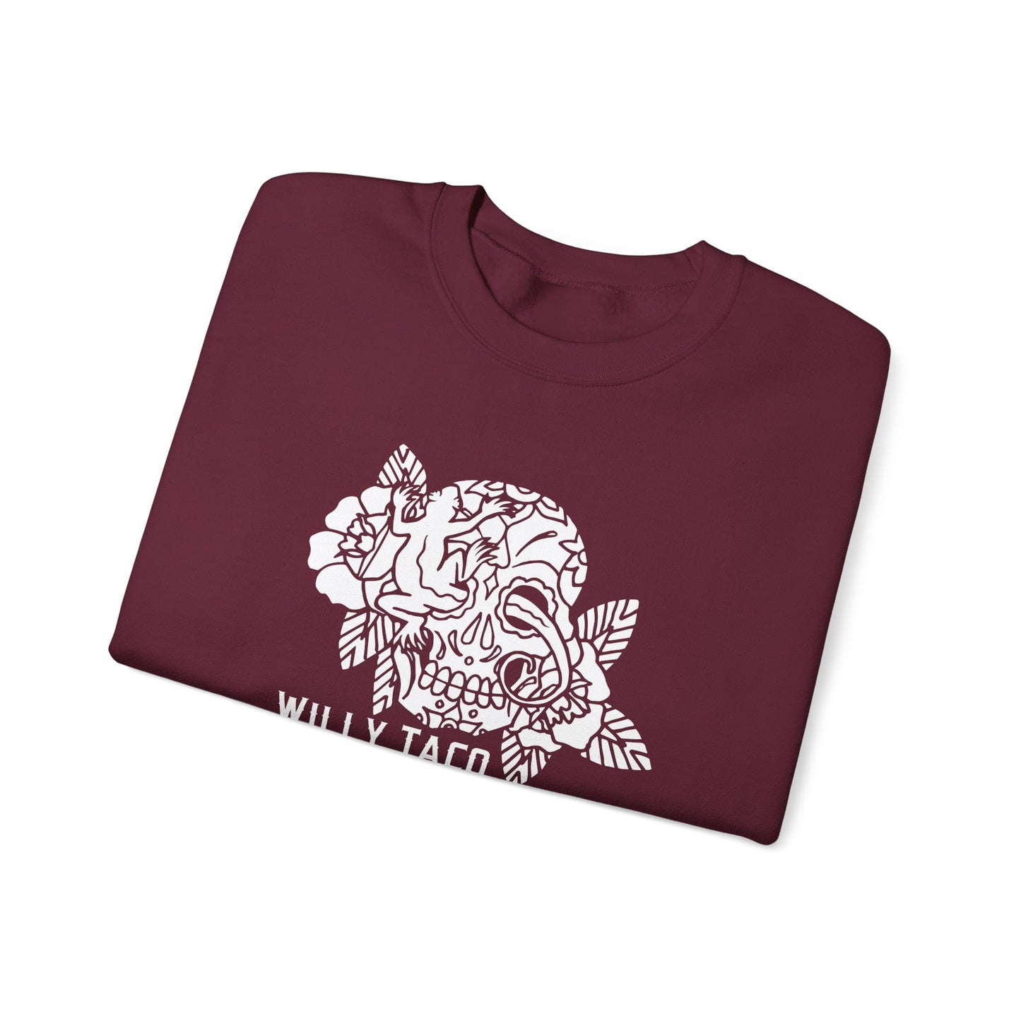 Willy Taco Sugar Skull Crewneck