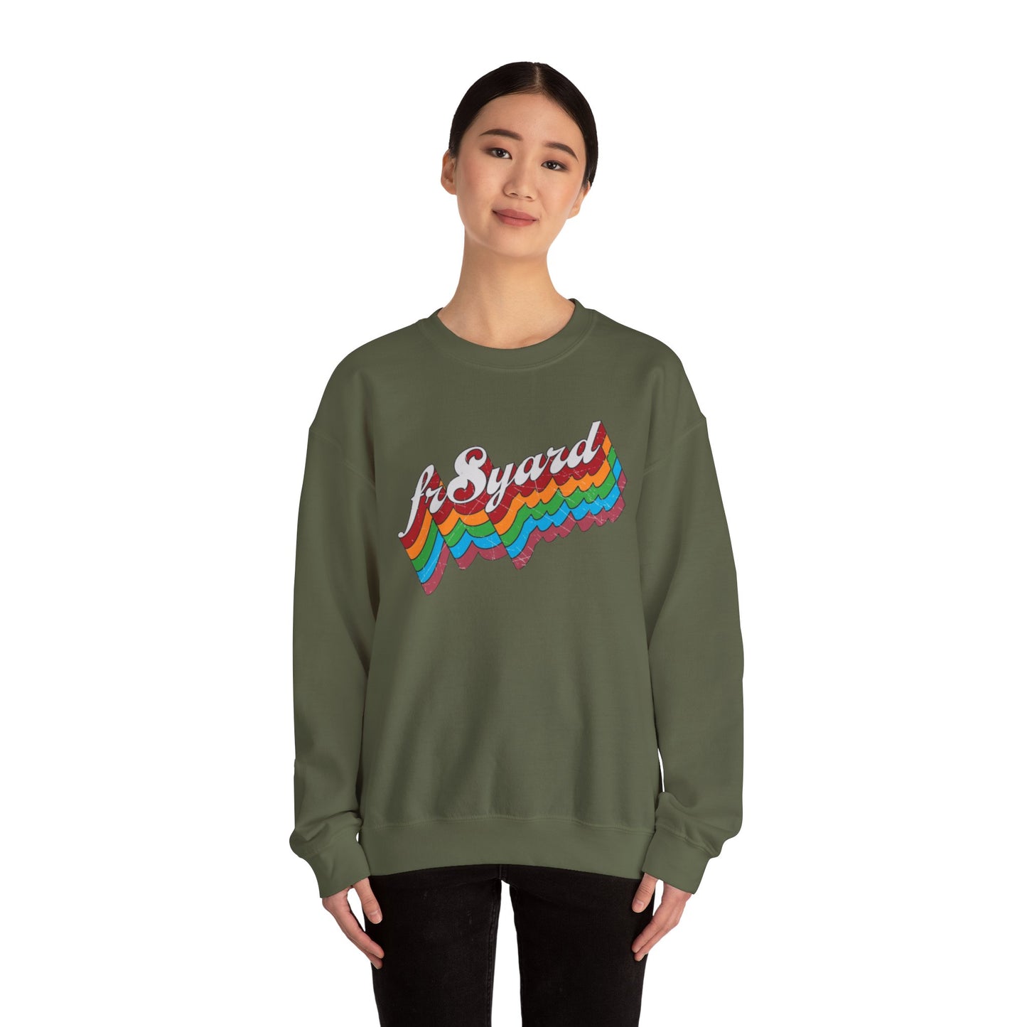 FR8yard Rainbow Crewneck