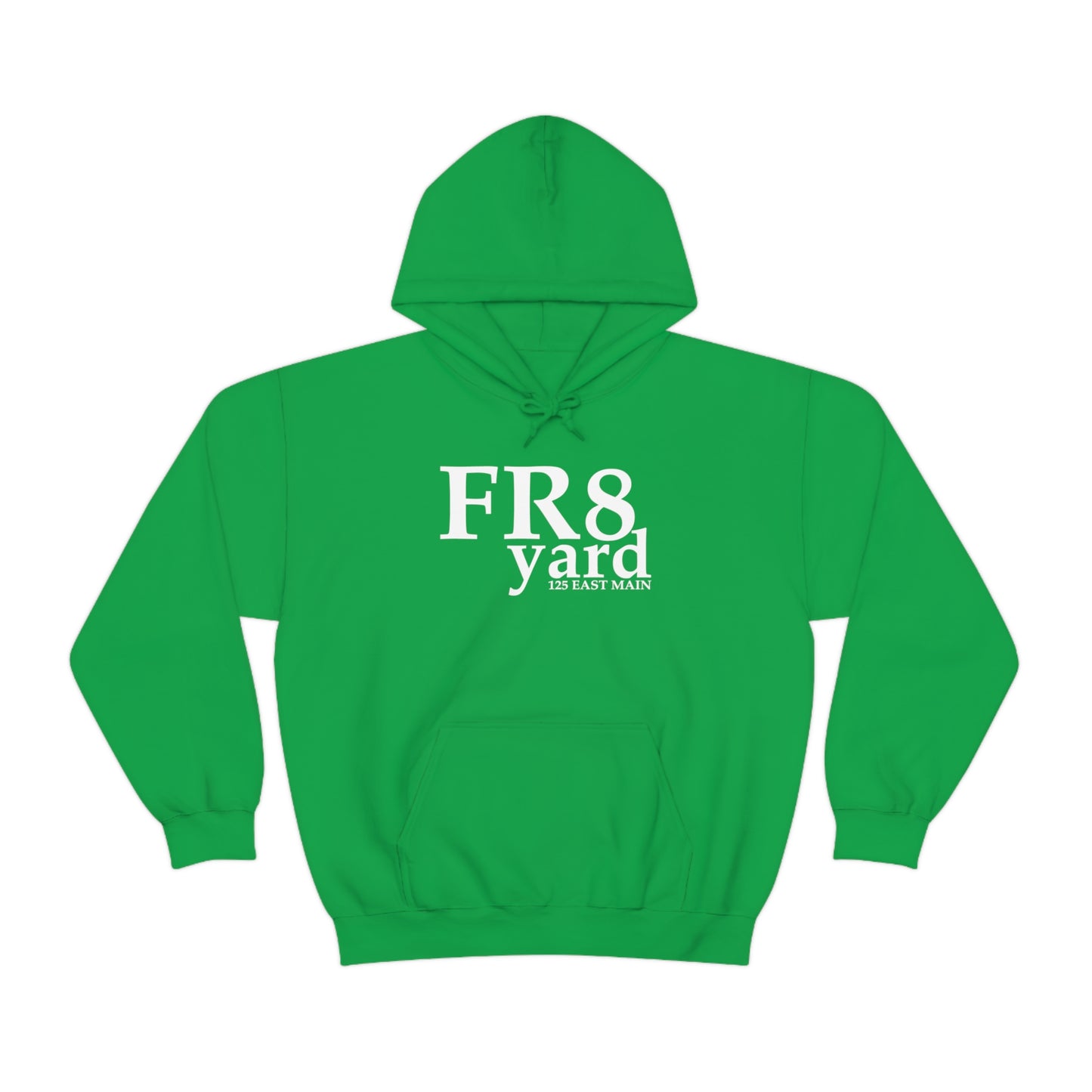 FR8yard White Logo Hooded Sweatshirt