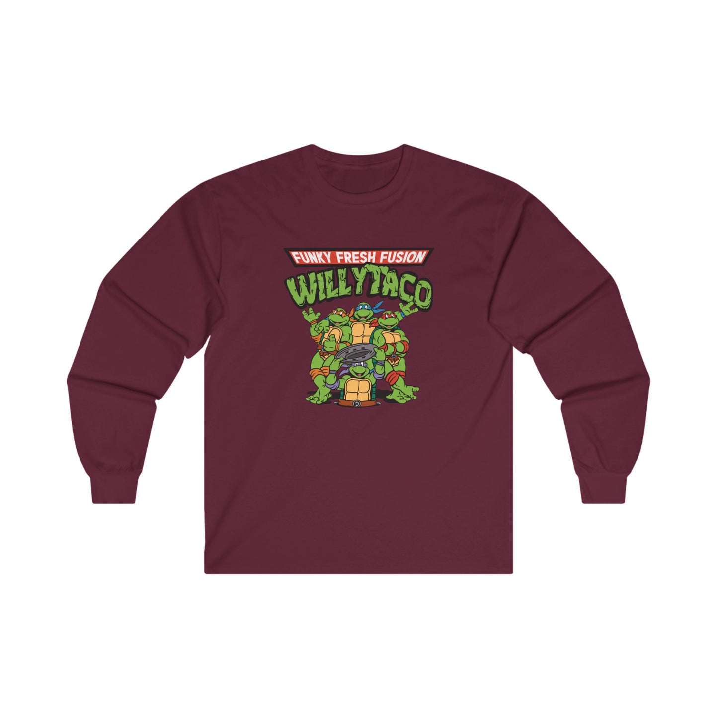 Willy Taco Ninja Long Sleeve Tee