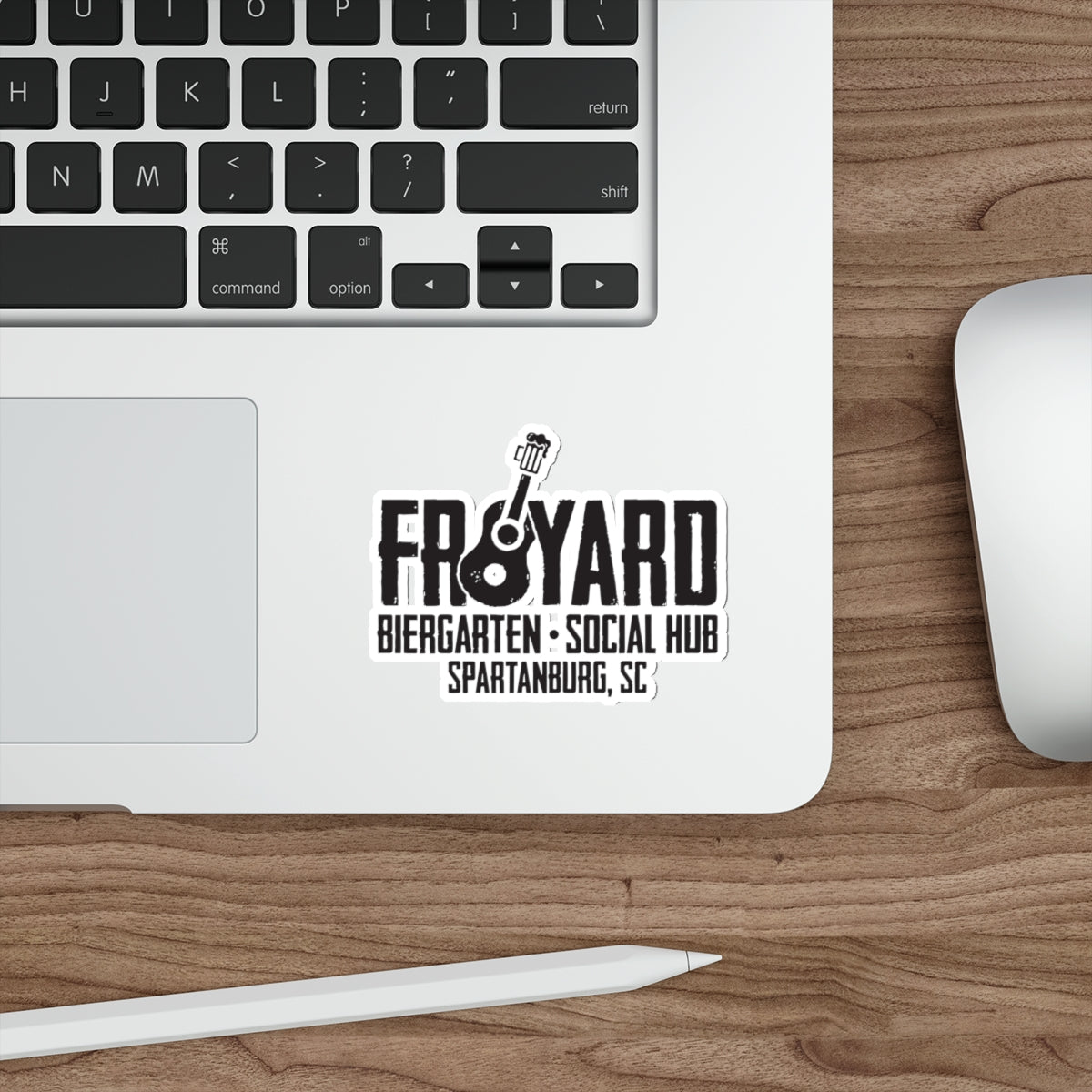 FR8yard Biergarten Die-Cut Sticker