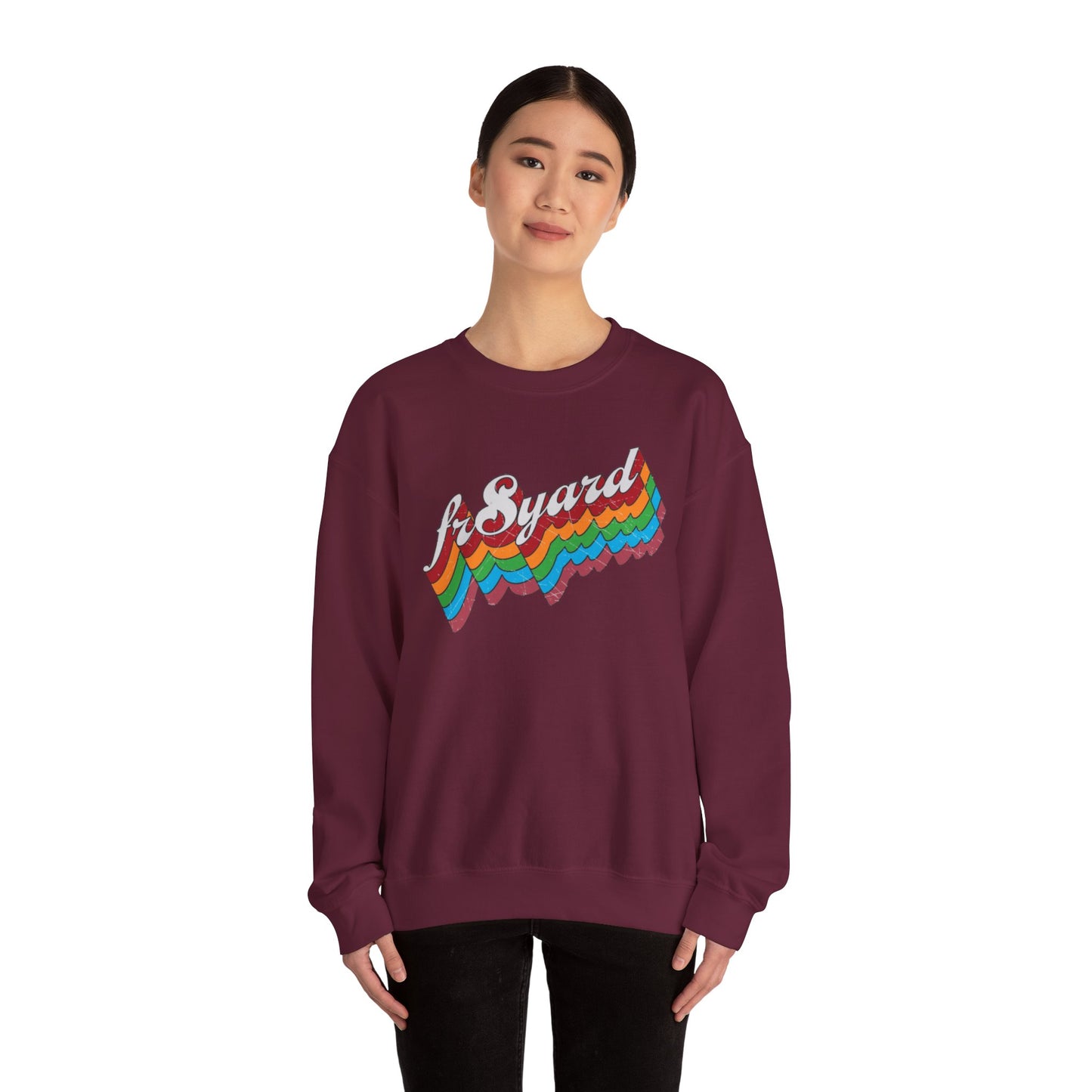 FR8yard Rainbow Crewneck