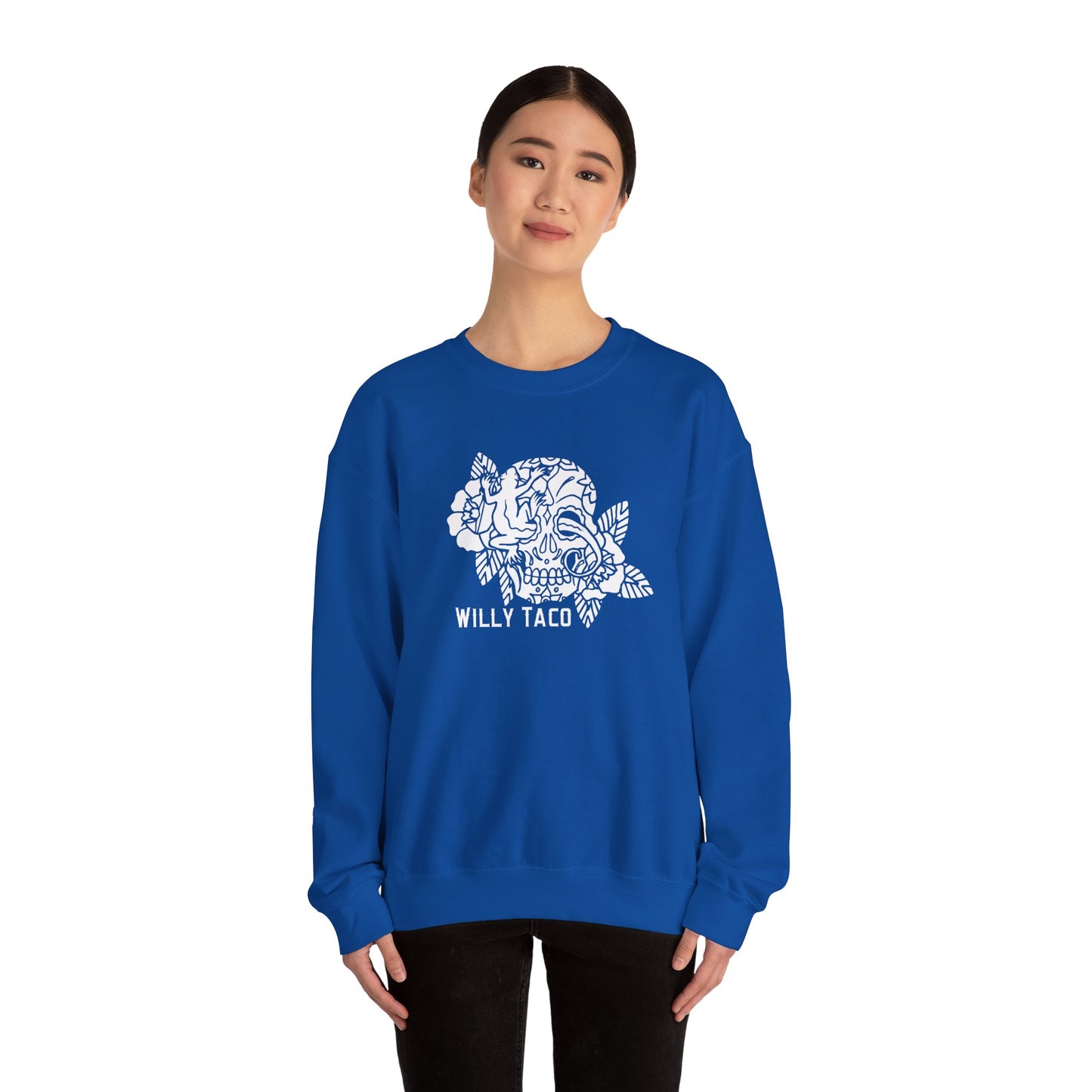 Willy Taco Sugar Skull Crewneck
