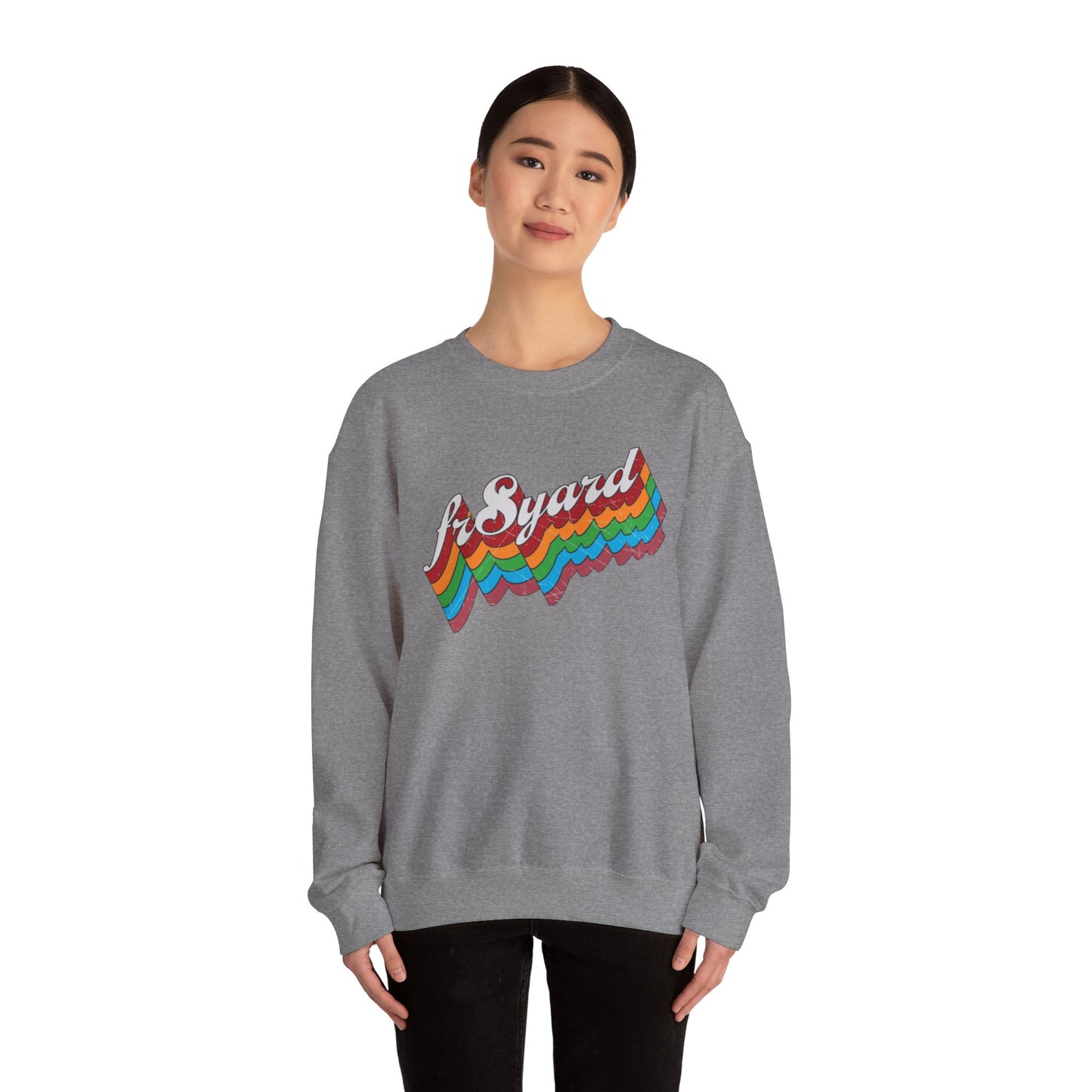 FR8yard Rainbow Crewneck