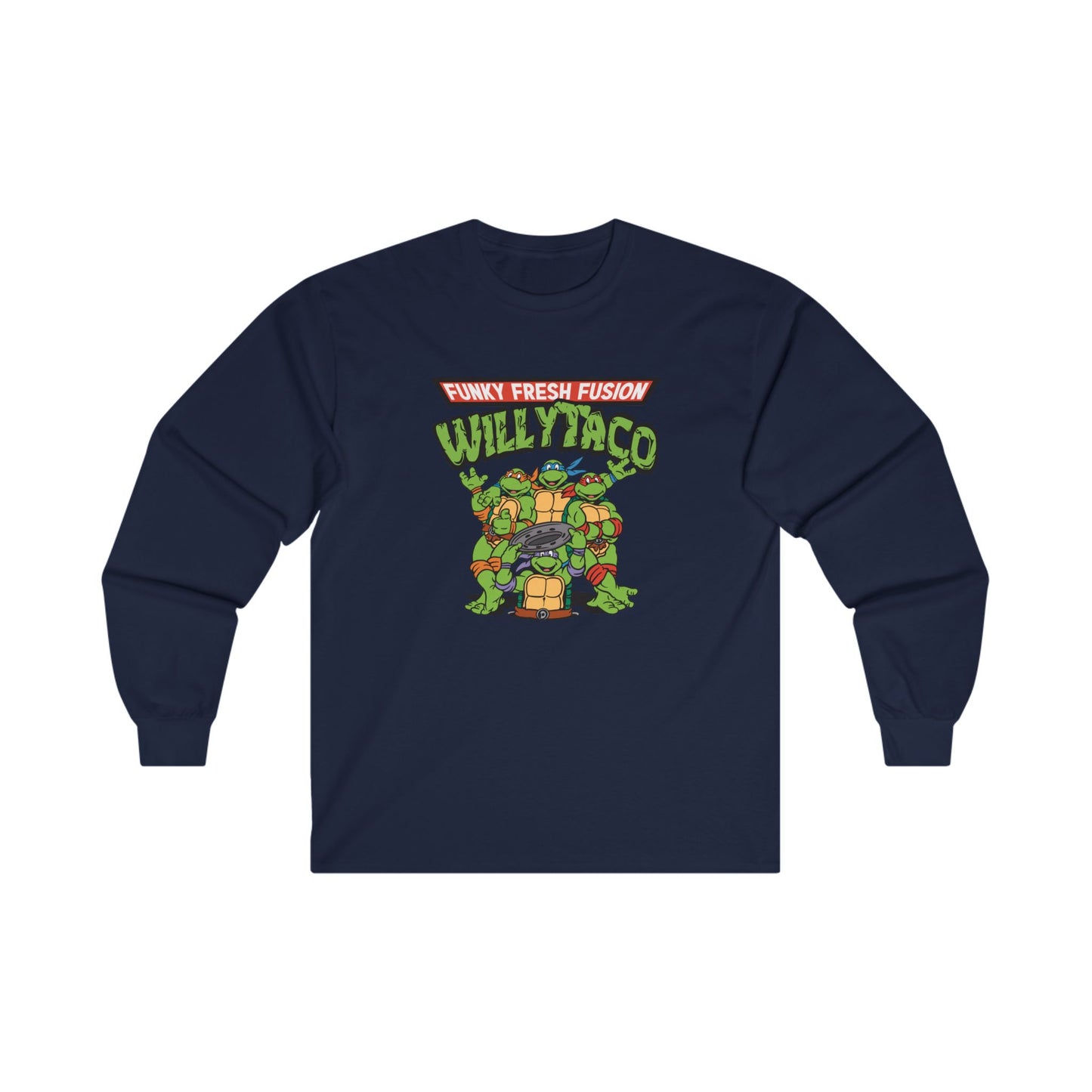 Willy Taco Ninja Long Sleeve Tee