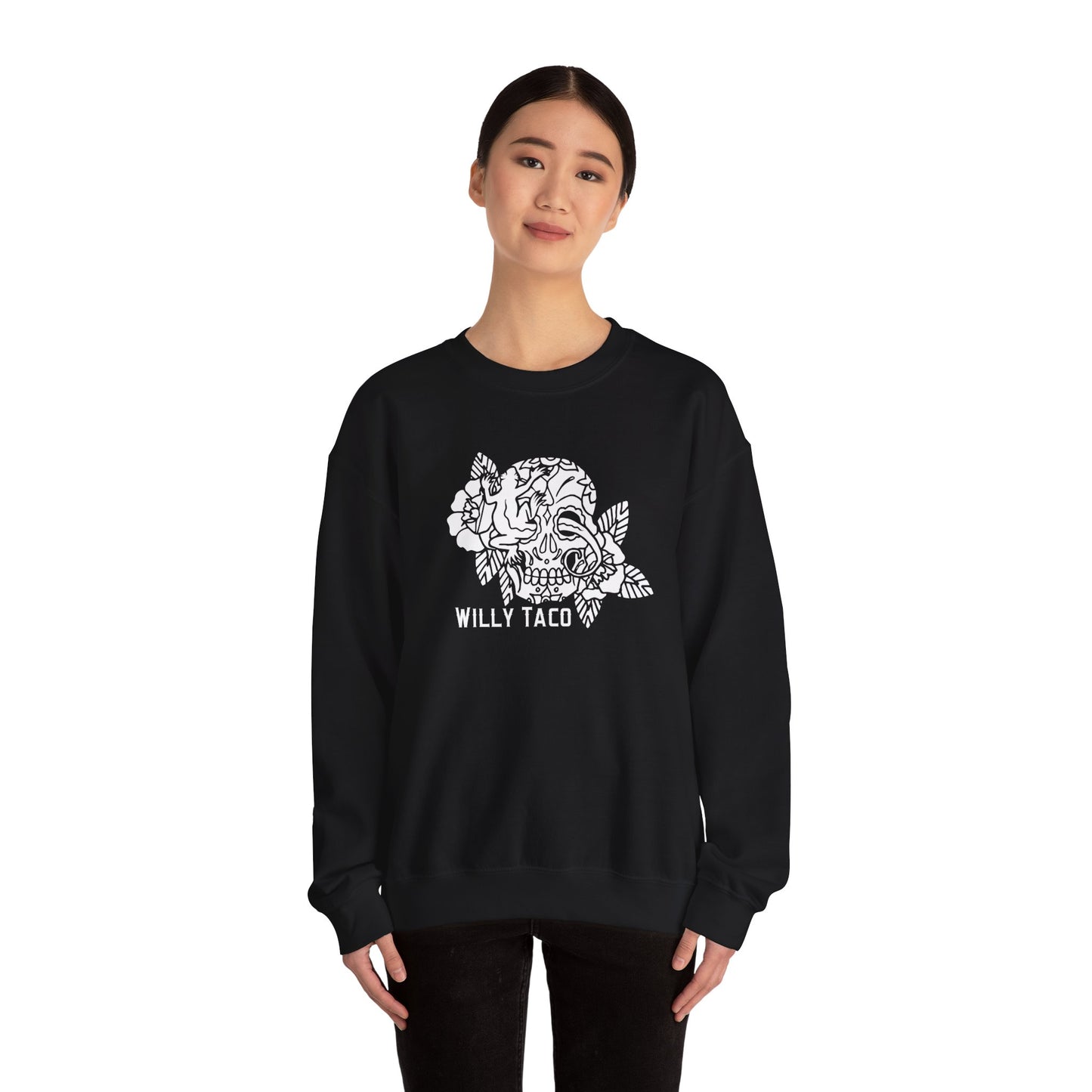 Willy Taco Sugar Skull Crewneck