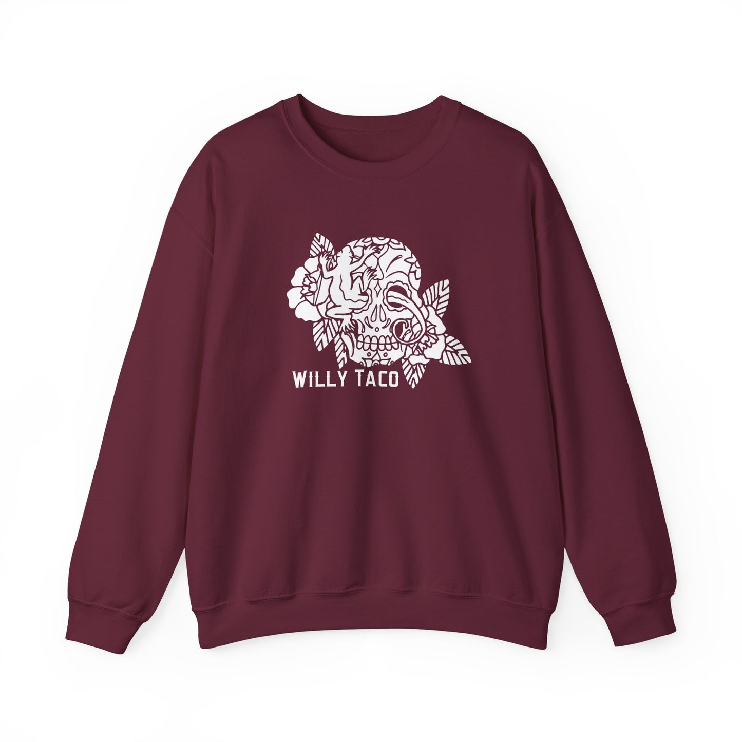 Willy Taco Sugar Skull Crewneck
