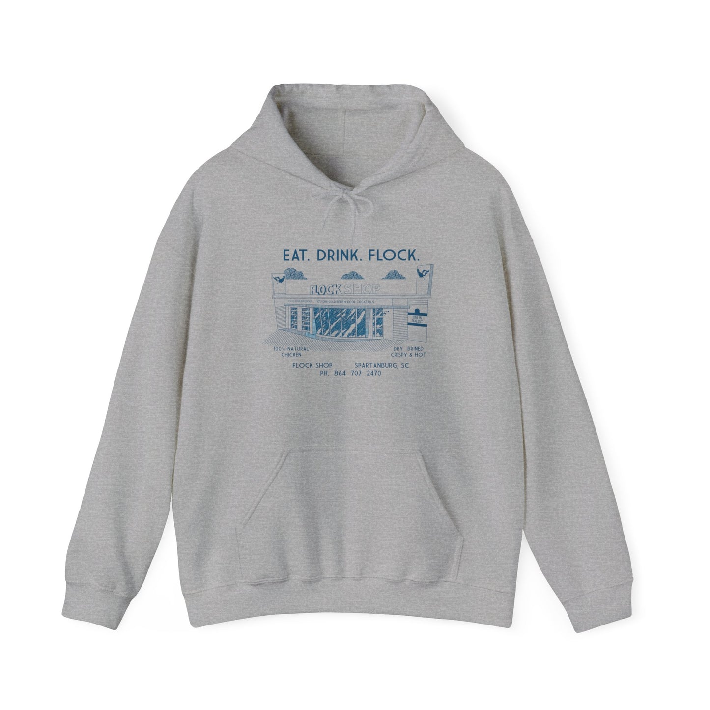 Flock Shop Building Hooded Sweatshirt