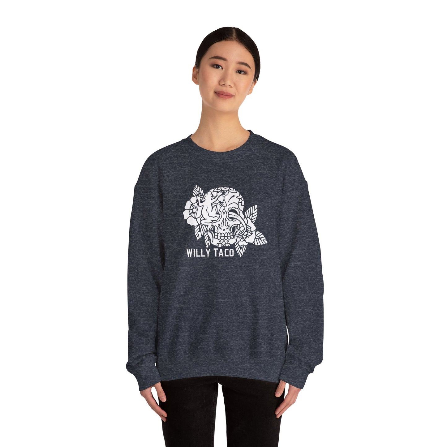 Willy Taco Sugar Skull Crewneck