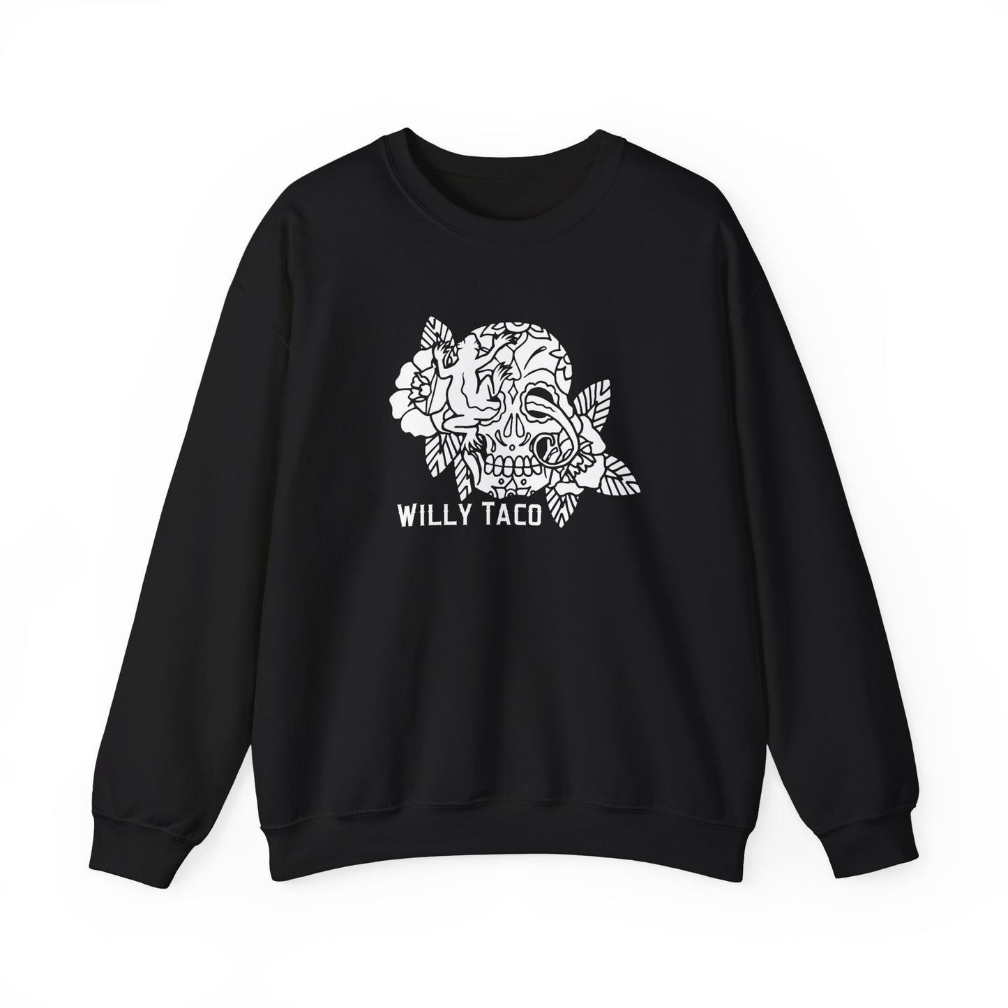 Willy Taco Sugar Skull Crewneck