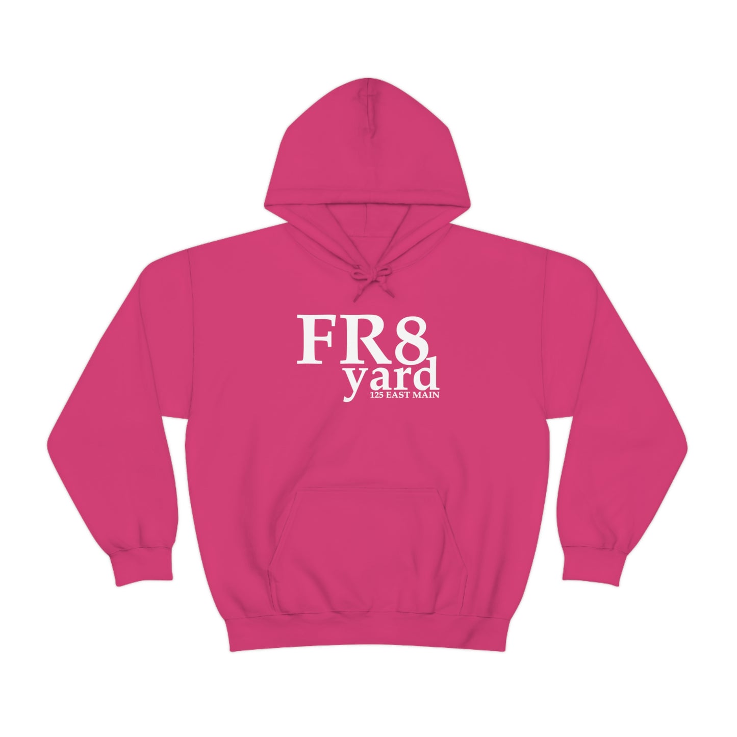 FR8yard White Logo Hooded Sweatshirt