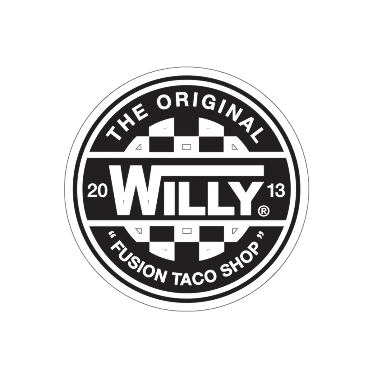 Willy Taco Vans Die-Cut Sticker