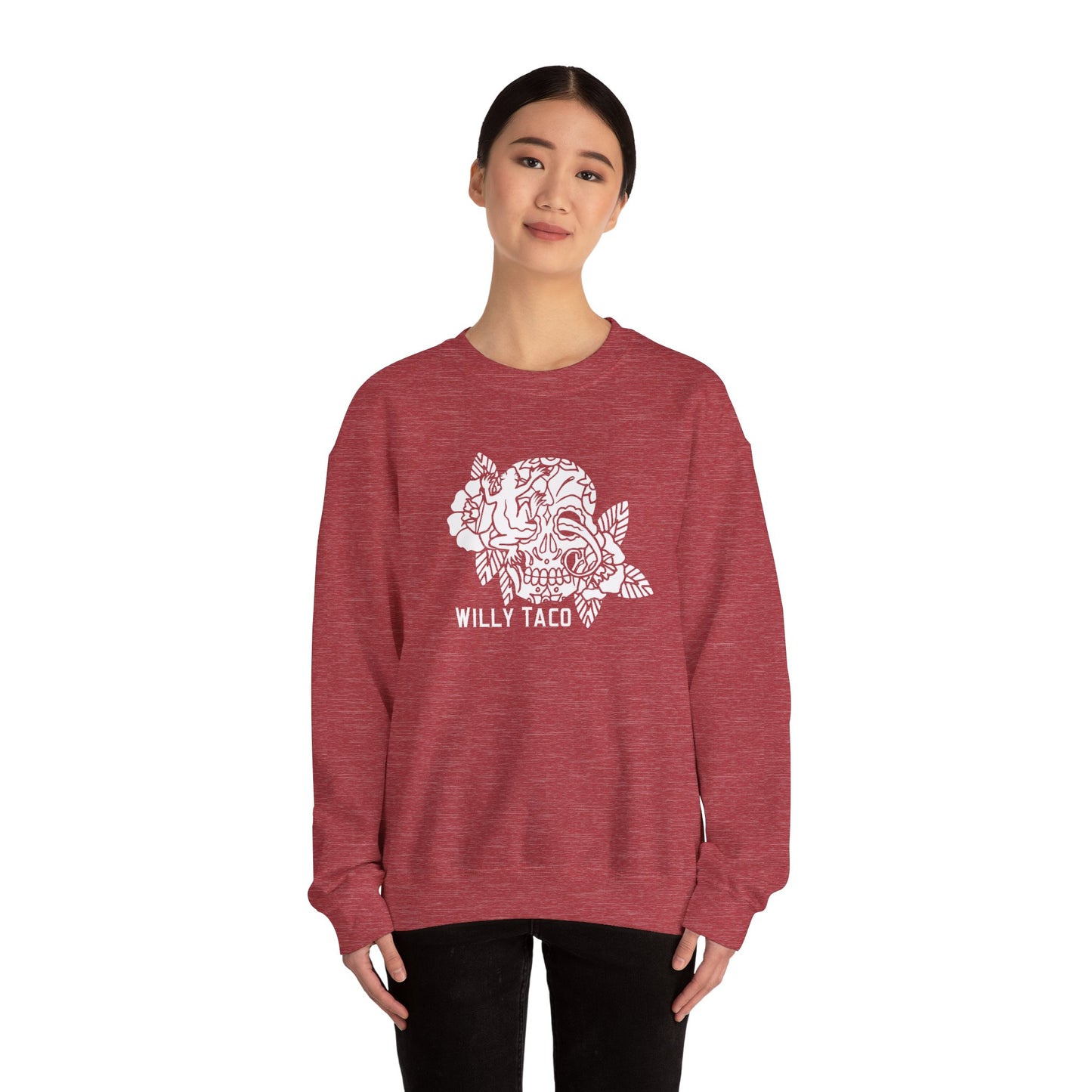 Willy Taco Sugar Skull Crewneck