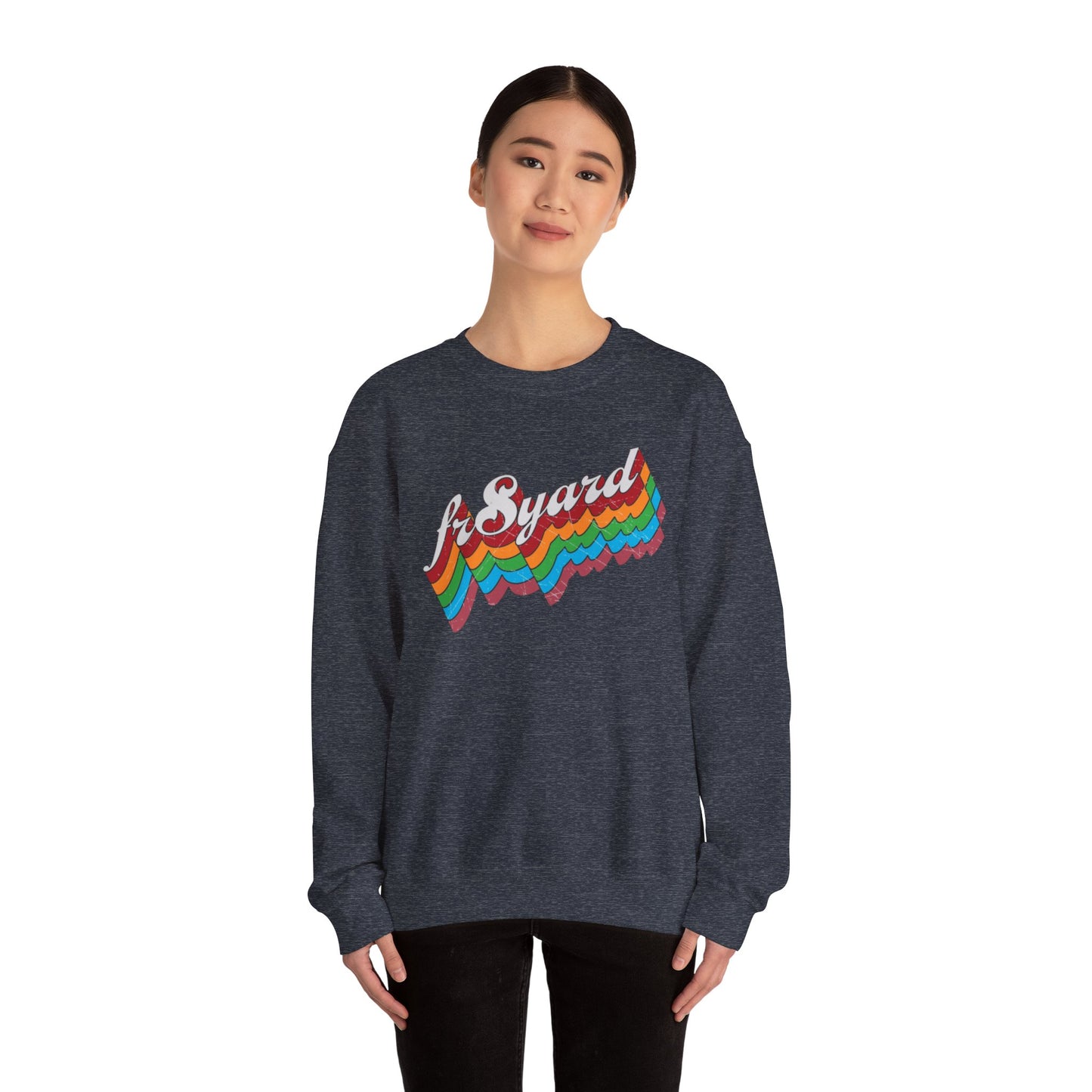 FR8yard Rainbow Crewneck
