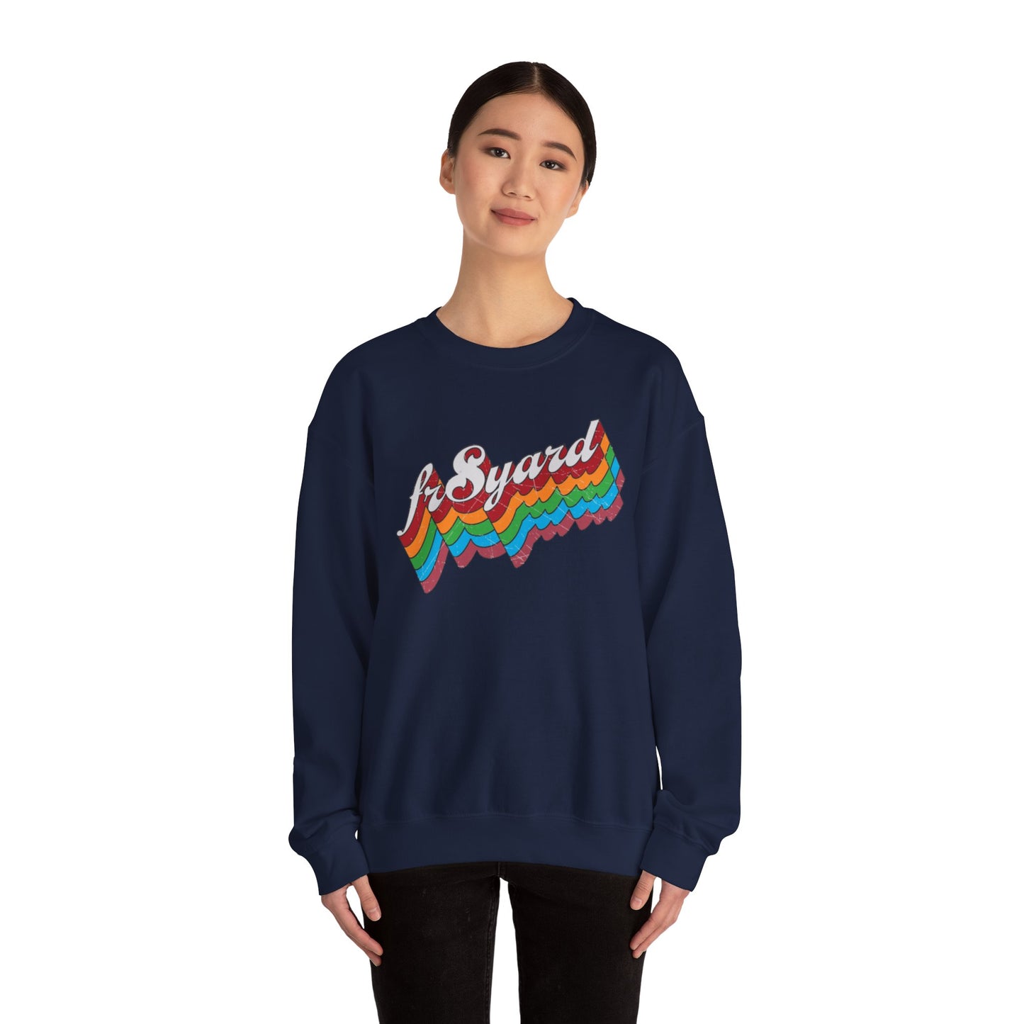 FR8yard Rainbow Crewneck