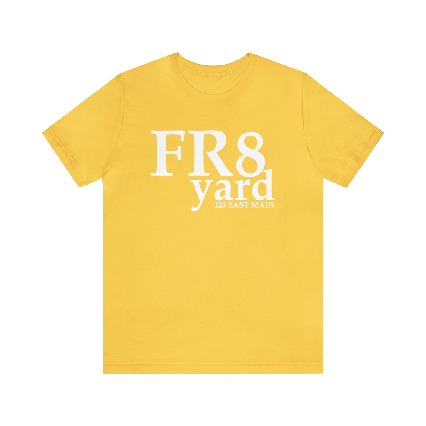 FR8yard White Logo Short Sleeve Tee