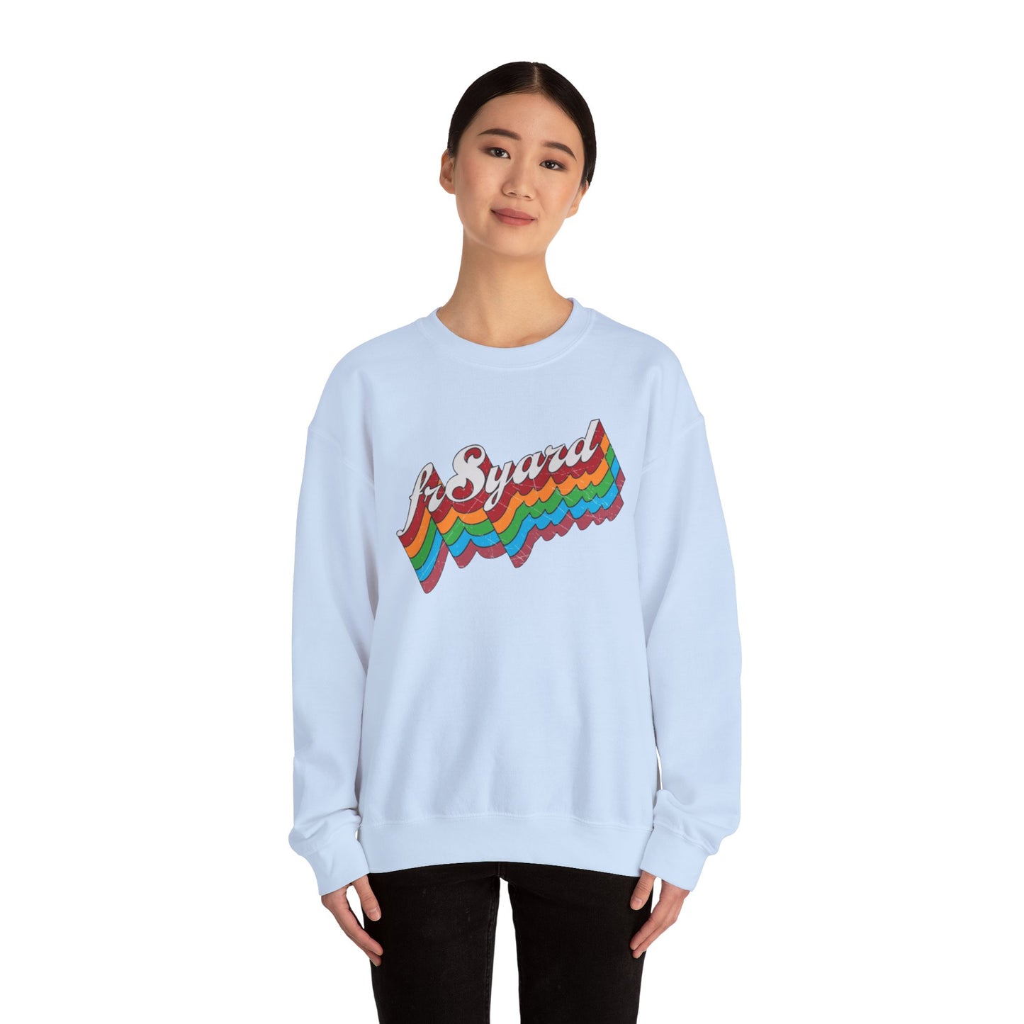 FR8yard Rainbow Crewneck