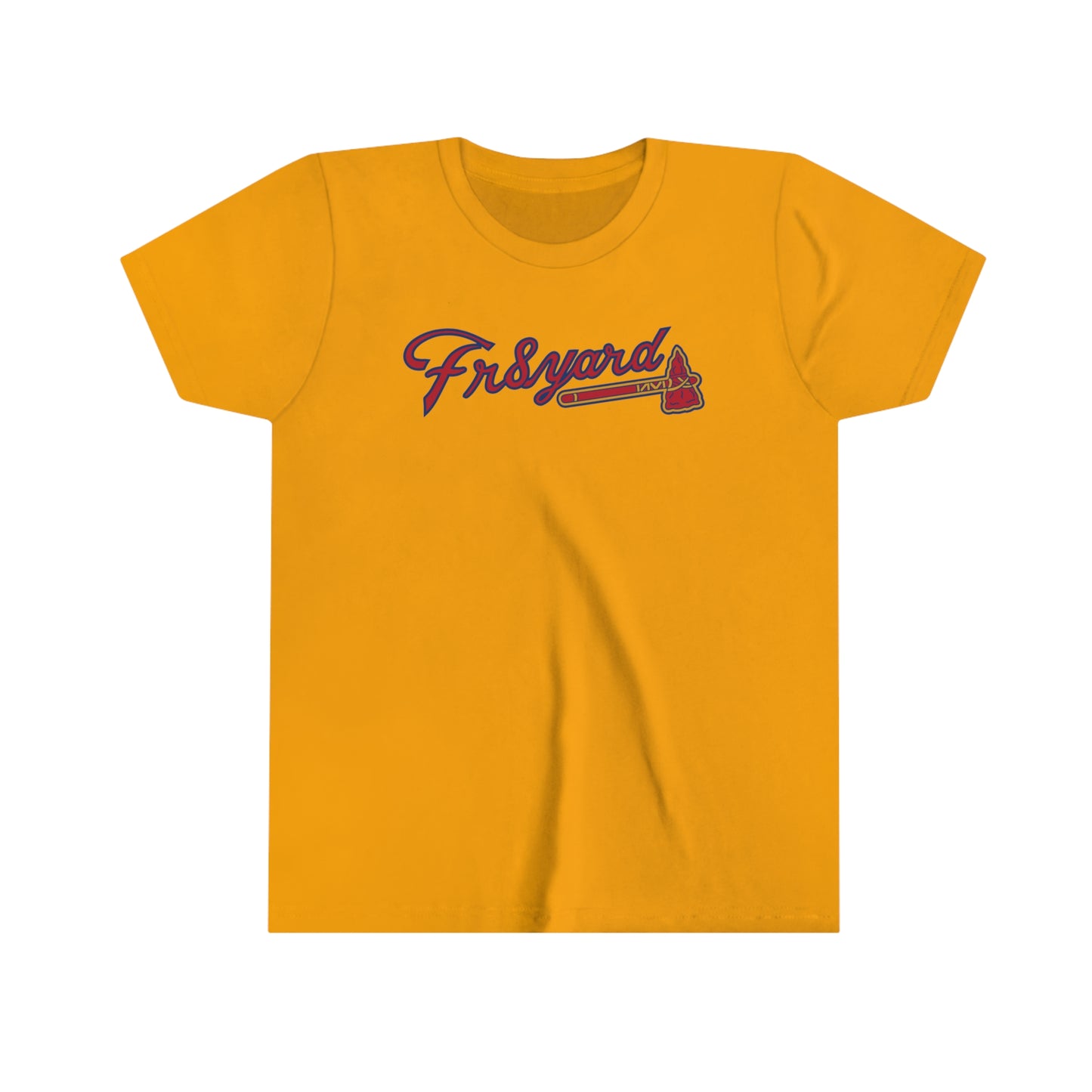 Youth FR8yard Braves Tomahawk Short Sleeve Tee