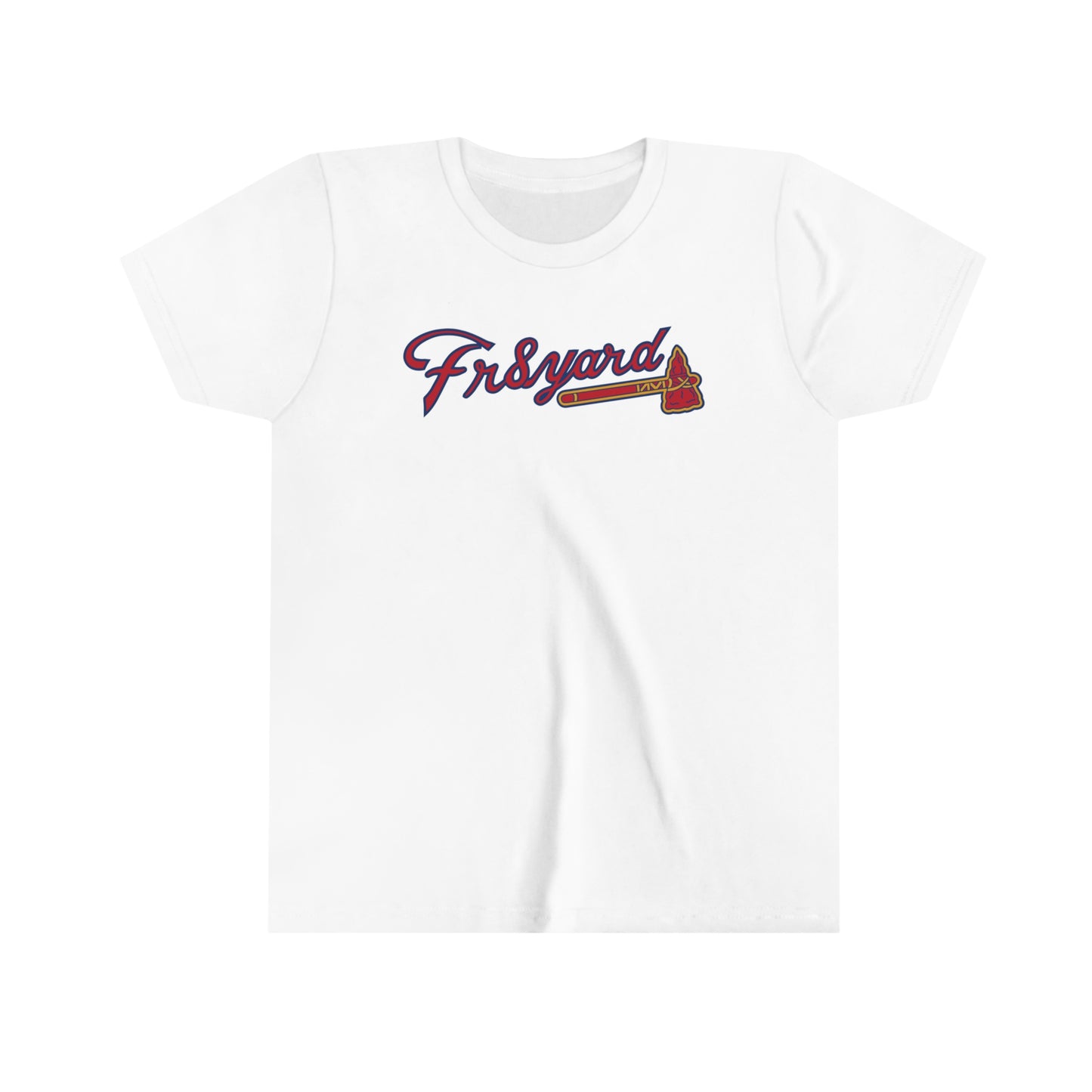 Youth FR8yard Braves Tomahawk Short Sleeve Tee