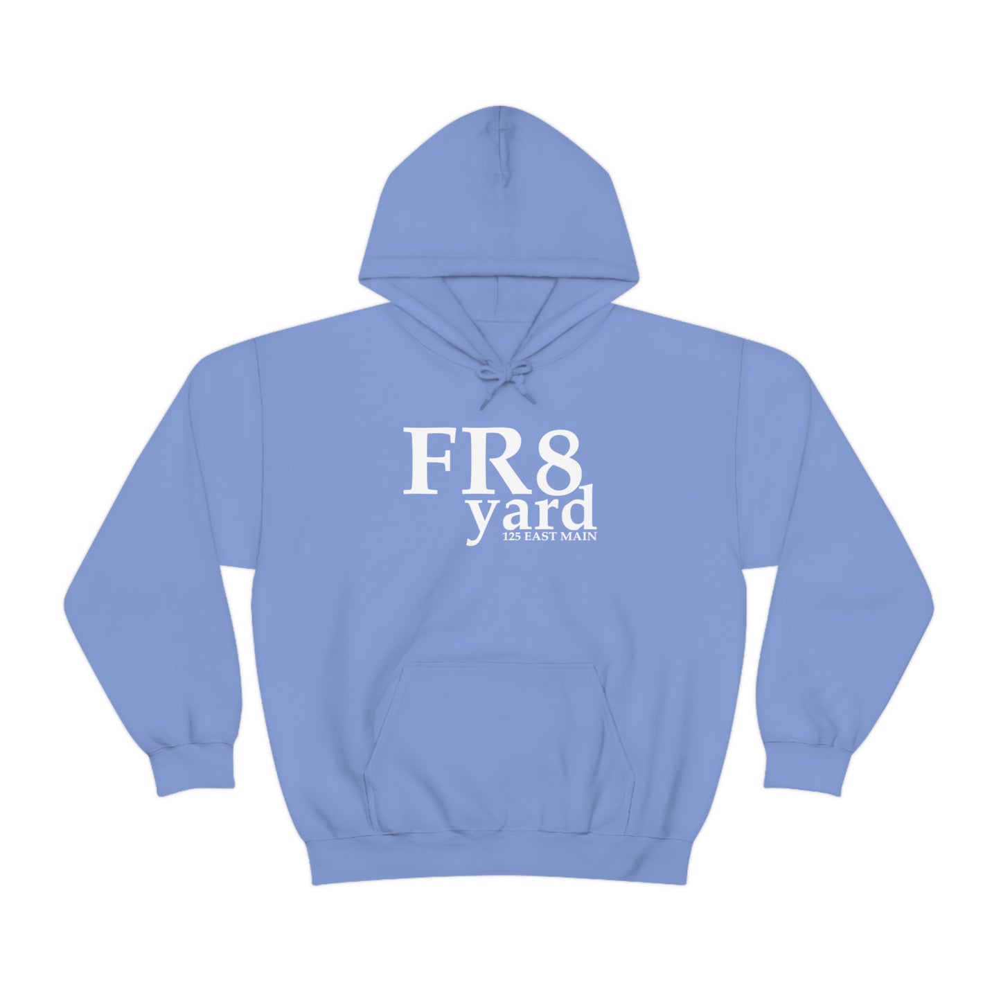 FR8yard White Logo Hooded Sweatshirt