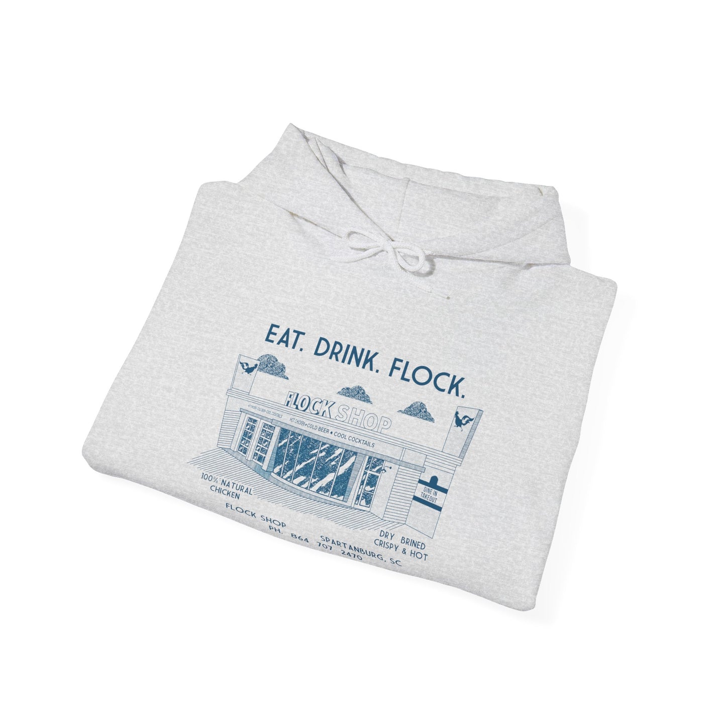 Flock Shop Building Hooded Sweatshirt