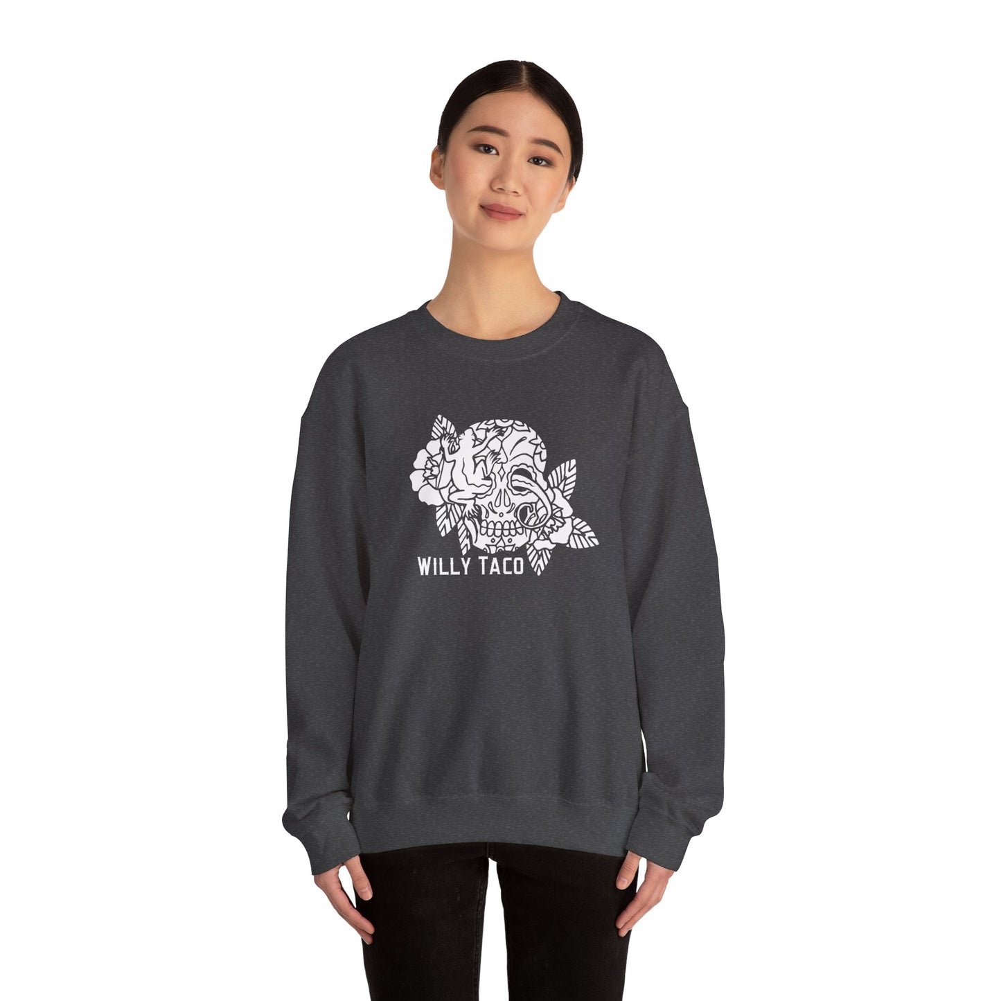 Willy Taco Sugar Skull Crewneck