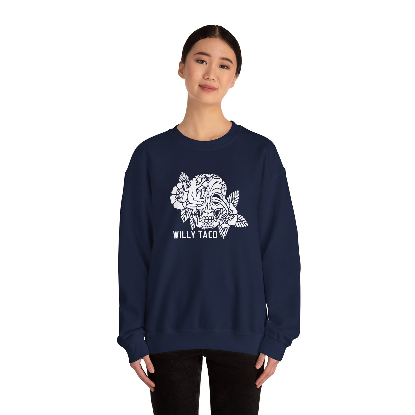 Willy Taco Sugar Skull Crewneck