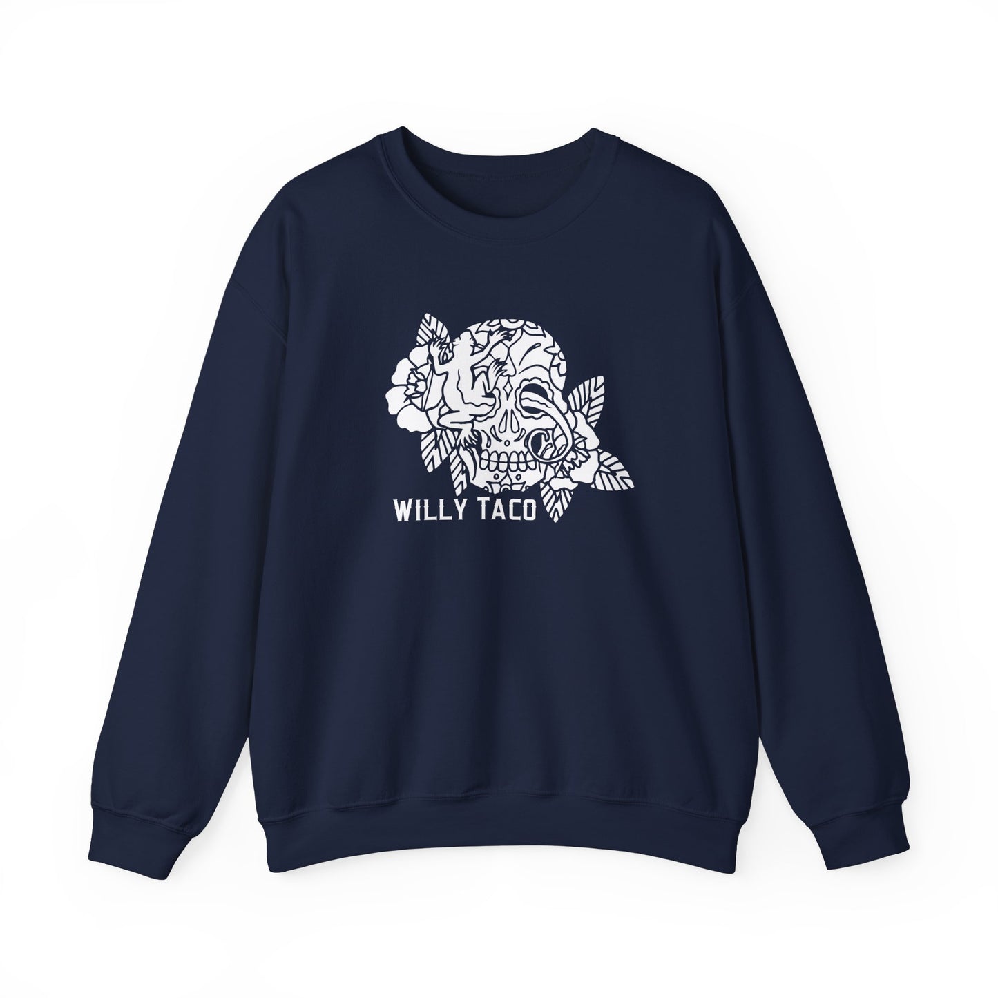 Willy Taco Sugar Skull Crewneck