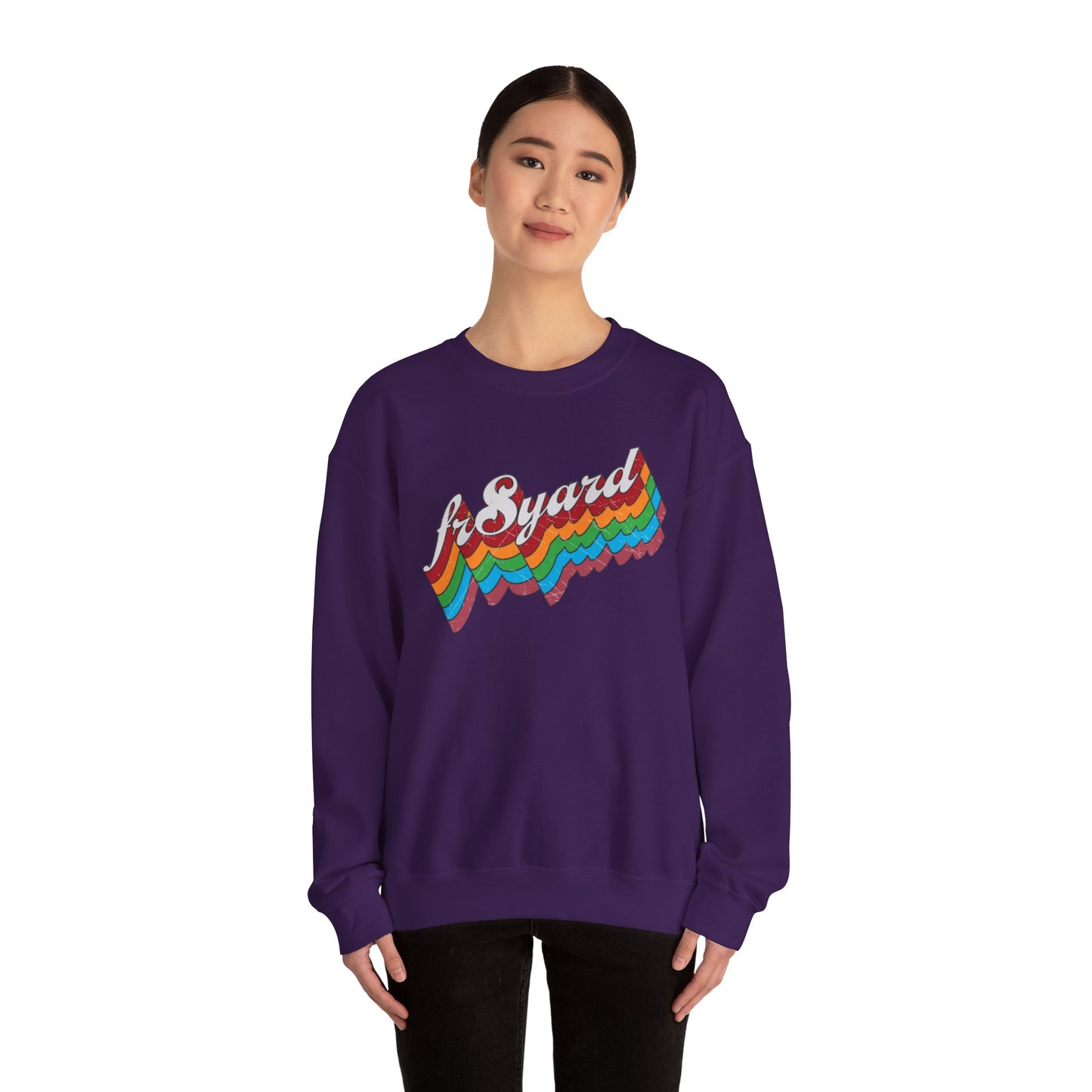 FR8yard Rainbow Crewneck