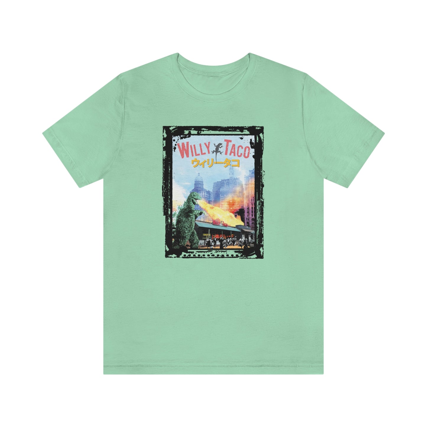 Willy Taco Godzilla Short Sleeve Tee
