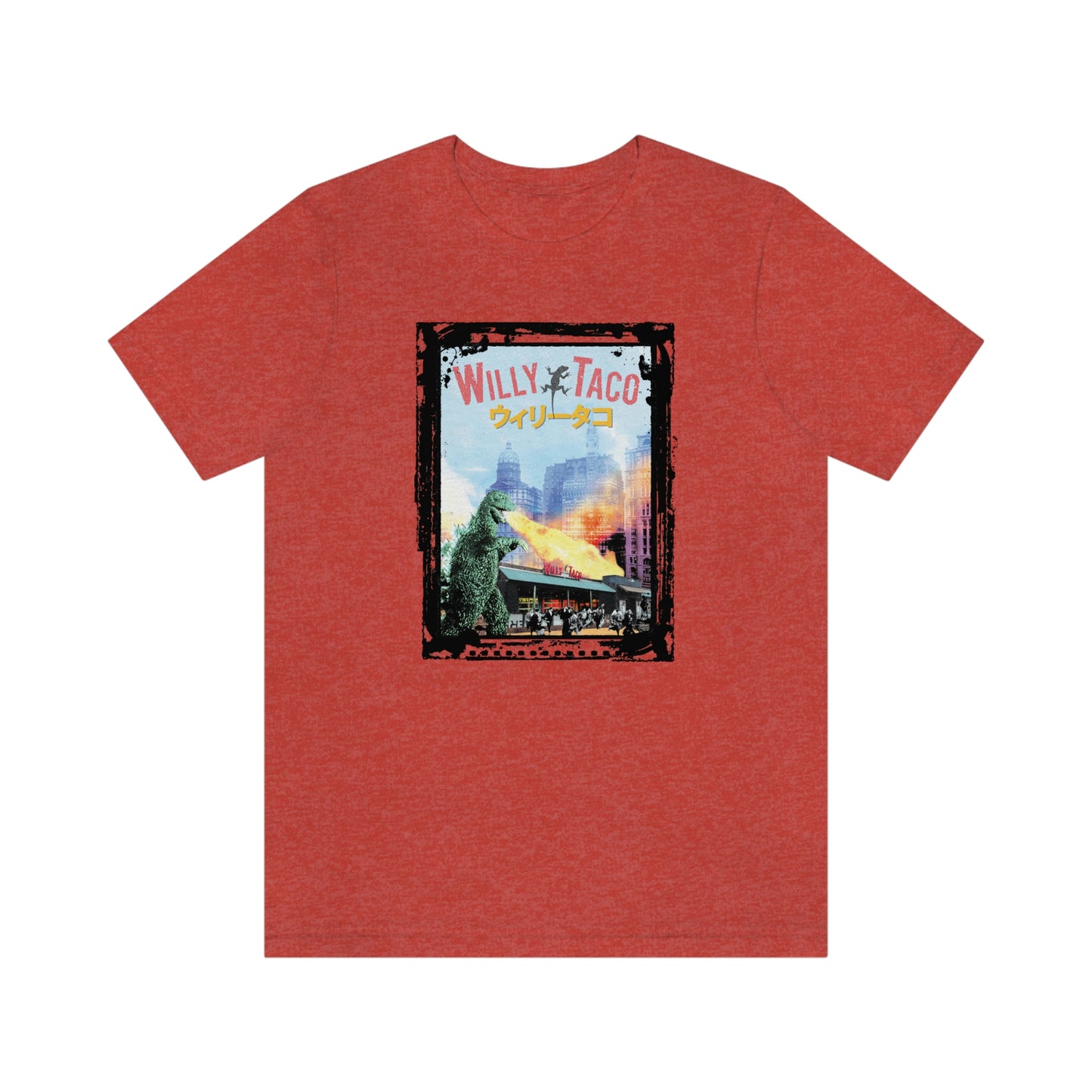 Willy Taco Godzilla Short Sleeve Tee