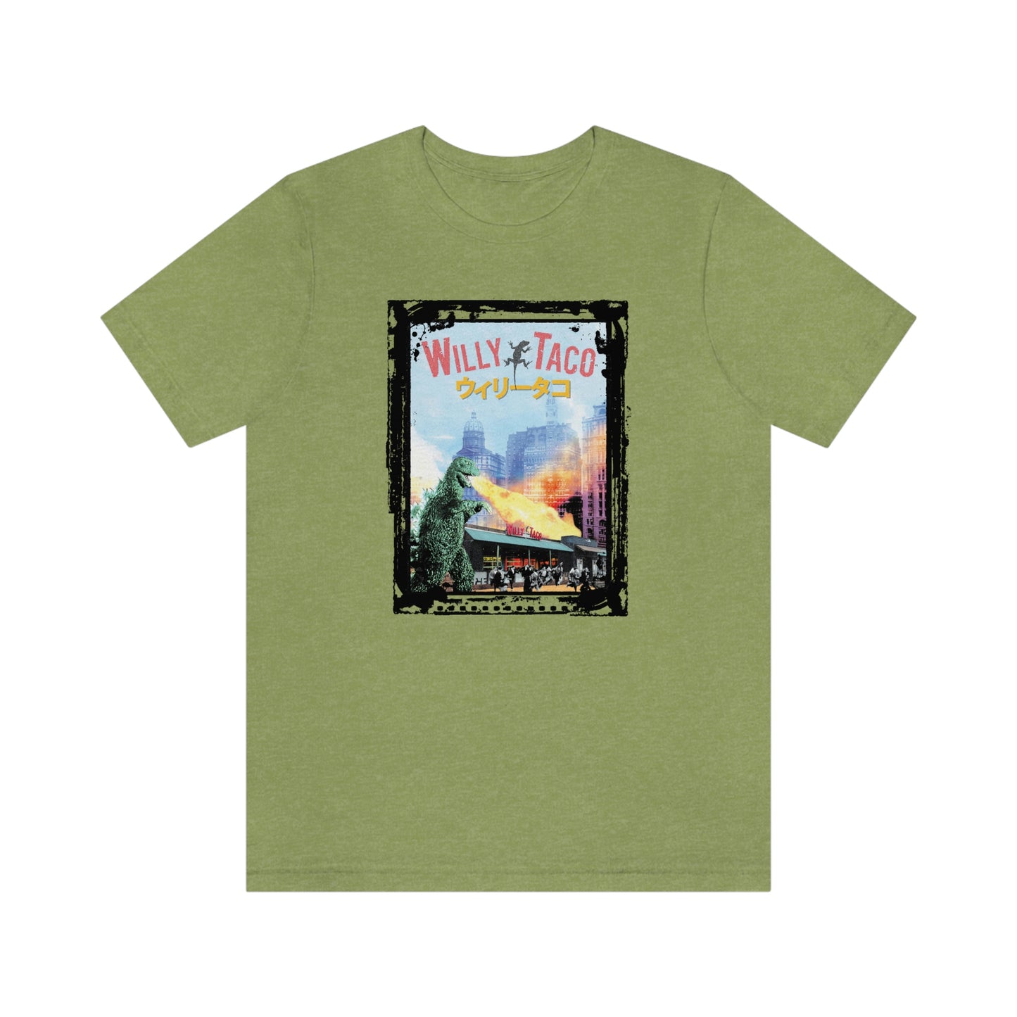 Willy Taco Godzilla Short Sleeve Tee