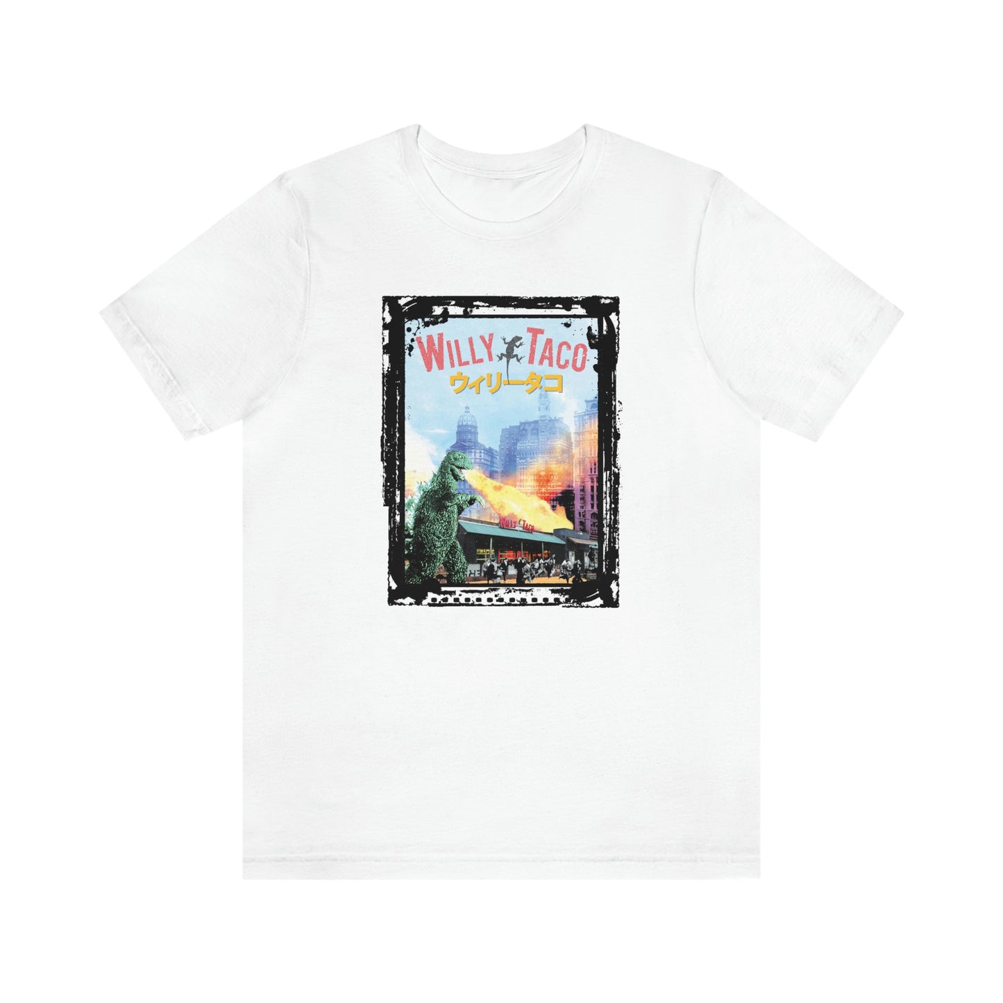 Willy Taco Godzilla Short Sleeve Tee
