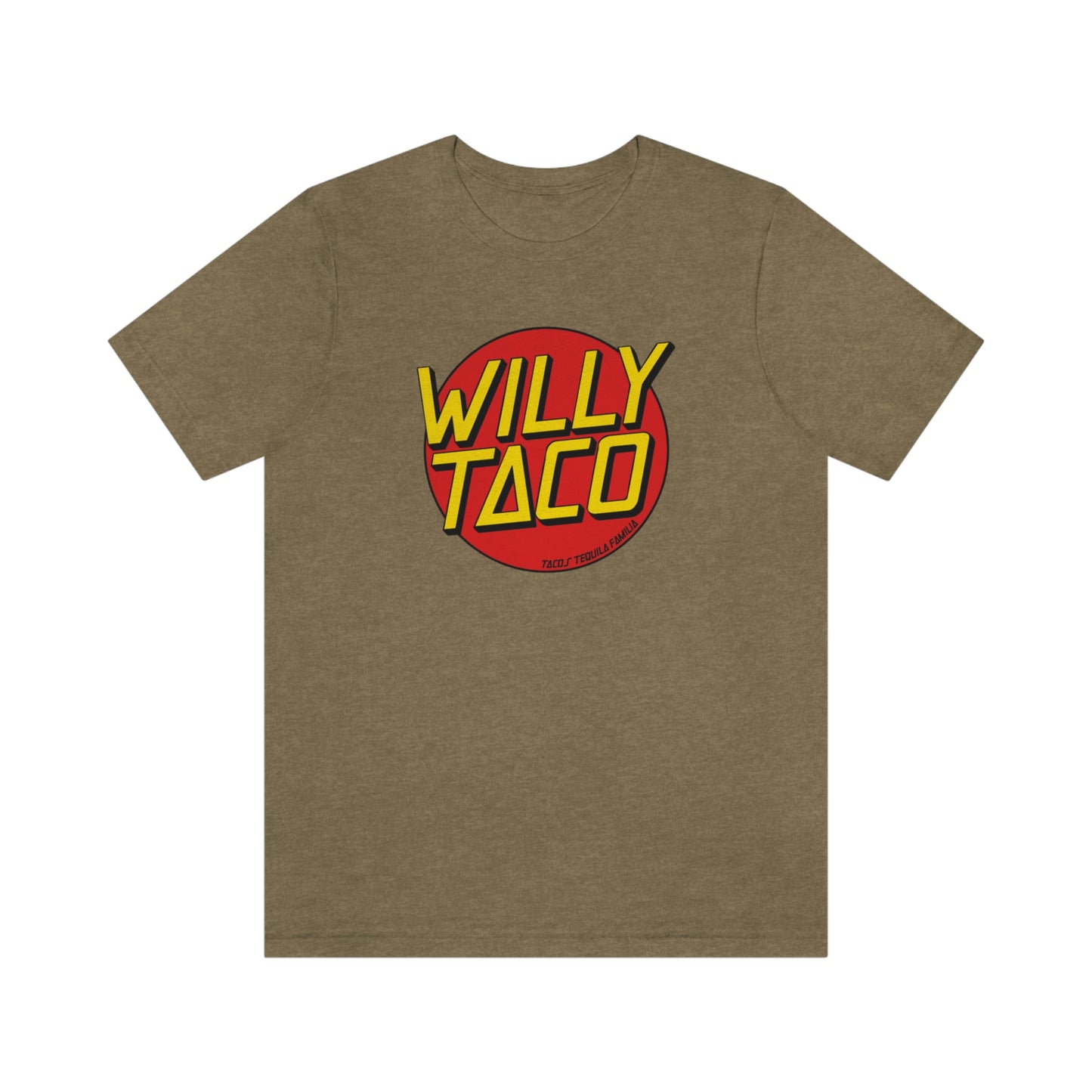 Willy Taco Surf Snow Skate Short Sleeve Tee
