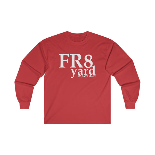 FR8yard White Logo Long Sleeve Tee