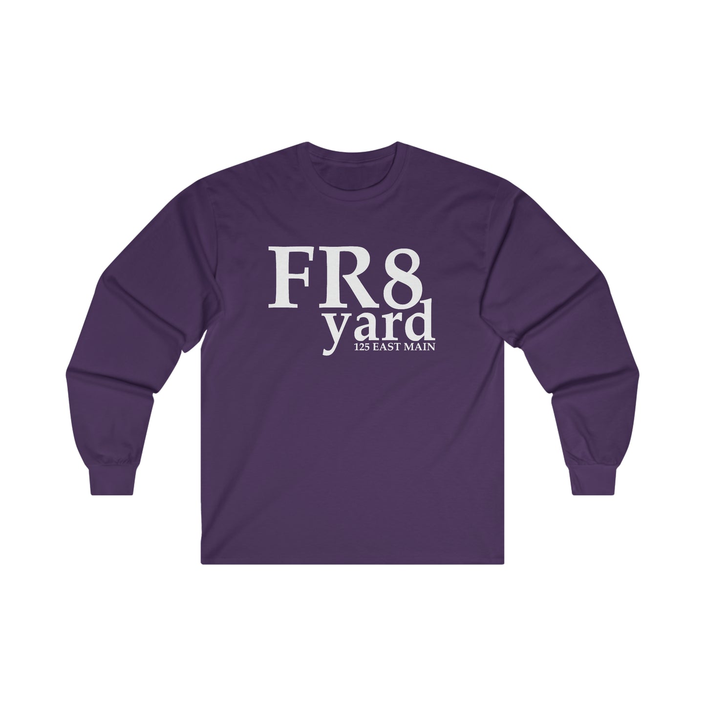 FR8yard White Logo Long Sleeve Tee