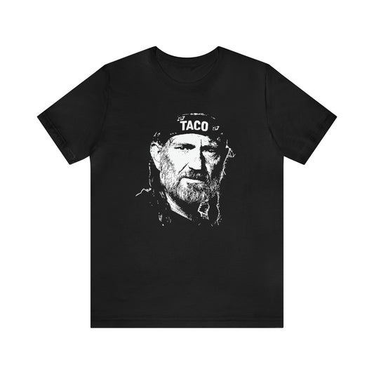 Willy Taco Willie Nelson Short Sleeve Tee