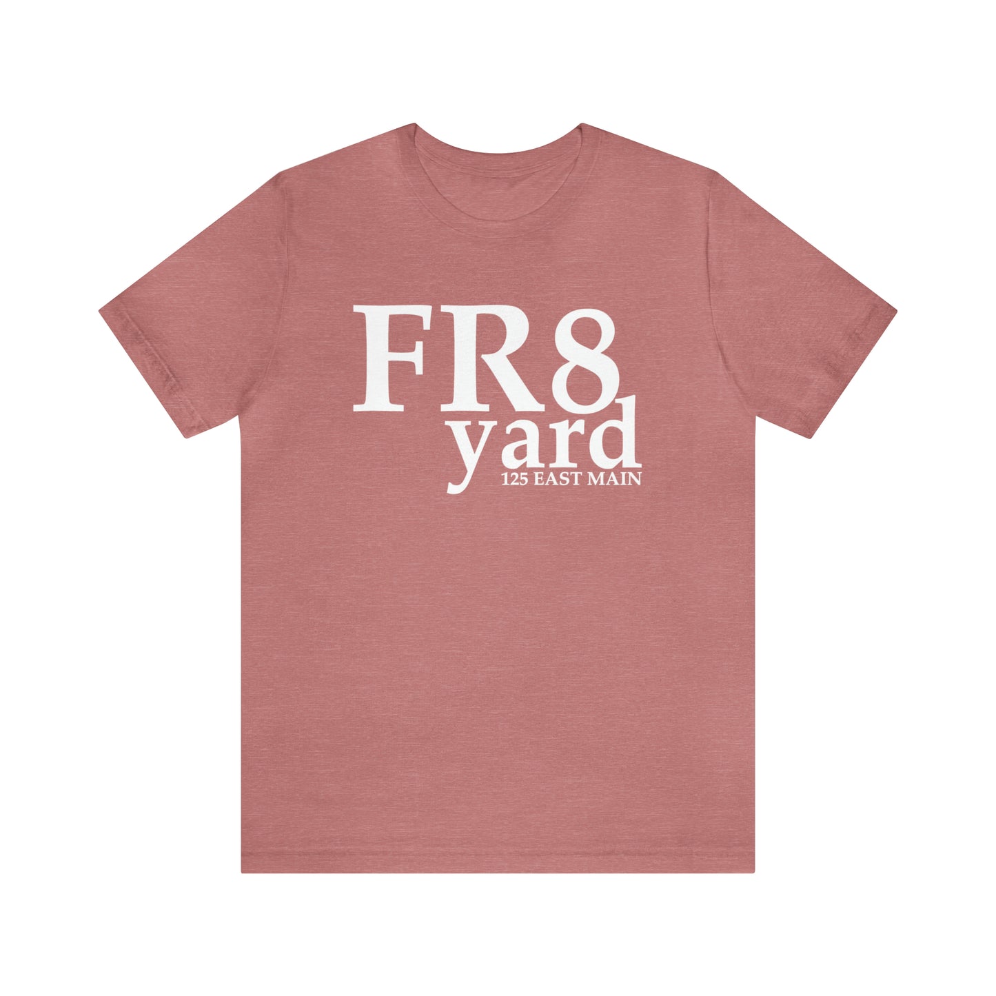 FR8yard White Logo Short Sleeve Tee